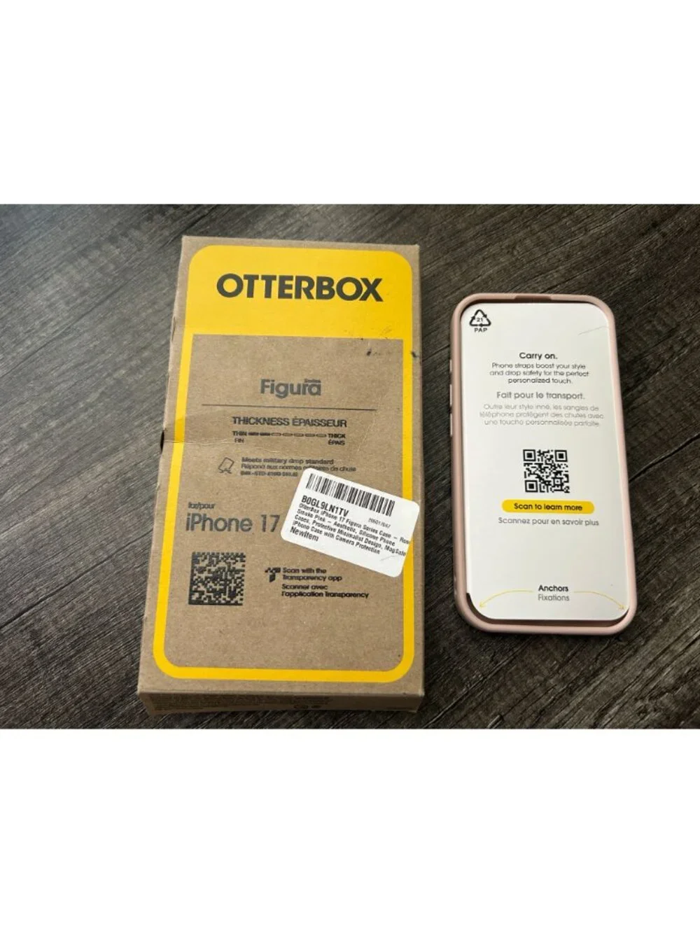 OtterBox iPhone 17 Figura Case Rose Smoke Pink MagSafe Minimalist Protective